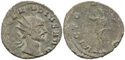 Ancient Coins - VF Claudius II Gothicus Antoninianus Rome 268-9 Victory Holding Wreath & Palm