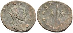 Ancient Coins - Divo Claudio II Antoninianus 270 AD CONSECRATIO Eagle Very Fine
