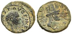 Ancient Coins - Vespasian Antioch Syria AE21 City Goddess Wearing Crown of Turreted City Walls