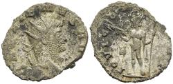 Ancient Coins - VF Gallienus Antoninianus Rome 260-8 AD Jupiter The Protector