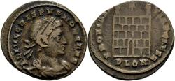 Ancient Coins - Crispus Caesar 317-326 AD Centenionalis Londinium Campgate