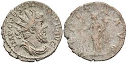 Ancient Coins - Gallic-Roman Empire Postumus Antoninianus Treveri 262-3 AD Moneta