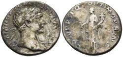 Ancient Coins - Trajan Silver Denarius Rome Mint 108-9 Aequitas Holding Scales & Cornucopia