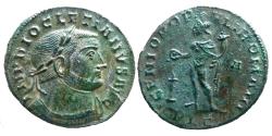 Ancient Coins - Diocletian - AE Follis - GENIO POPVLI ROMANI - Lyon - RIC.108a