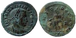 Ancient Coins - Maximinus II Avg - AE Follis - GENIO POP ROM - Trier - RIC. 845a S
