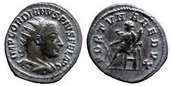Ancient Coins - Gordian III - AR Antoninianus - FORTVNA REDVX - Antiioch - RIC. 210