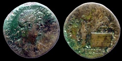Ancient Coins - Hadrian - Sestertius - LIBERTAS RESTITVA - Rare