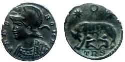 Ancient Coins - URBS ROMA - Ae nummus - Trier - RIC. 553 - Bust