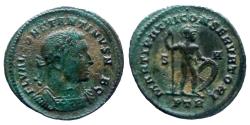 Ancient Coins - Constantine I Caesar -  Follis - MARTI PATRI CONSERVATORI  - Trier - RIC.725