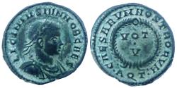 Ancient Coins - Licinius II - Ae nummus - CAESARVM NOSTRORVM - Aquileia - RIC. 91 R4