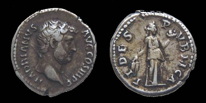 hadrian denarius