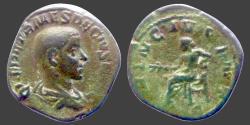 Ancient Coins - HERENNIUS ETRUSCUS, as Caesar - Æ Sestertius - PRINC IVVENT Apollo - RIC.169a