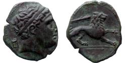 Ancient Coins - Sicily, Syracuse. Agathokles (317-289 BC) - Æ Litra - Quality