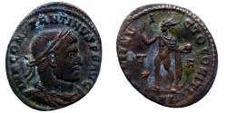 Ancient Coins - Constantine I-  Nummus - SOLI INVICTO COMITI - Arles- RIC. 80