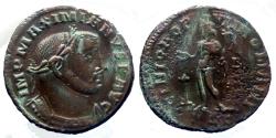 Ancient Coins - Maximianus Herculis - AE Follis -  GENIO POPVLI ROMANI - Lyon - RIC. 98b