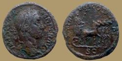 Ancient Coins - Alexander Severus - AE As -PM TRP VIII COS III PP - triumphal quadriga - RIC 498b
