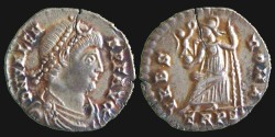 Ancient Coins - Valens - Siliqua - URBS ROMA - Trier mint
