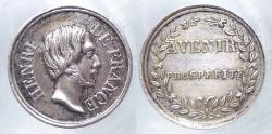 World Coins - FRANCE - Henri V (Comte de Chambord) - AR Medal -  Avenir et Prospérité