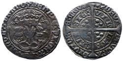 World Coins - Anglo-Gallic - Henry VI (As King of France 1422-1453) - Gros or Groat - Calais mint