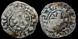 World Coins - LOUIS VI - Denar (denier) , Etampes  R!