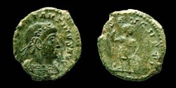 Ancient Coins - Constantine II Avg Æ 15 VIC CONTANTINVS / VIRTVS AVGVSTI