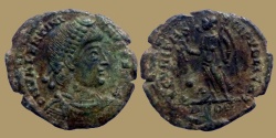 Ancient Coins - Valentinian I - AE Centenionalis - SECVRITAS REIPVBLICAE - Arles - RIC. 17a