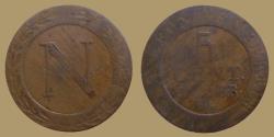 World Coins - FRANCE - Napoleon Ier - 5 cent. 1808 BB = Strasbourg - rare