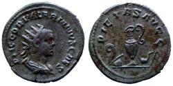 Ancient Coins - Valerian II as Caesar - Billon Antoninianus - PIETAS AVGG - Antioch - R!