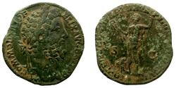 Ancient Coins - Commodus - Sestertius - IOVI IVVENI P M TR P XIIII IMP VIII COS V DES VI - RIC. 542 - Rare - portrait