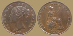World Coins - Great Britain - 1/2 Penny 1851 - KM.726