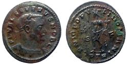 Ancient Coins - Severus II Caes - Follis - GENIO POPVLI ROMANI - Trier - RIC. 667 a