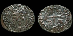 World Coins - Louis XIII - Imitating HUGUENOT douzain