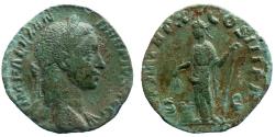 Ancient Coins - Alexander Severus - AE Sestertius - P M TR P X COS III P P - RIC. 520b