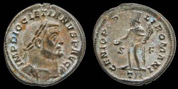 Ancient Coins - Diocletian  Follis GENIO POPVLI ROMANI