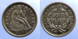 Us Coins - USA - Dime 1856