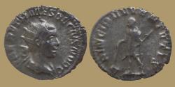Ancient Coins - Herennius Etruscus - AR Antoninian - PRINCIPI IVVENTVTIS - RIC.147c