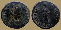 Ancient Coins - AELIA FLACILLA - Ae centenionalis - SALVS REIPVBLICAE - Antiochia - RIC.62