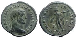 Ancient Coins - Galerius Caesar - Follis - GENIO POPVLI ROMANI - Trier - RIC. 203b - quality