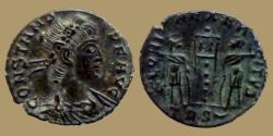 Ancient Coins - Constans - Ae 3/4 - GLORIA EXERCITVS - Trier - RIC. VIII 111 