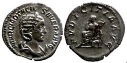 Ancient Coins - Otaclia Severa - AR Antoninianus - PVDICITIA AVG - Rome - RIC.123 - Bust
