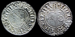 World Coins - French Feudal - LORRAINE - Charles II - Double denier - SIERCK mint