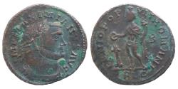 Ancient Coins - Maximianus Herculis - AE Follis - GENIO POPVLI ROMANI - Lyon mint - RIC.108b