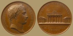 World Coins - FRANCE - Napoleon Ier - AE Medal - Entrée à Berlin 1806 - Bramsen 546