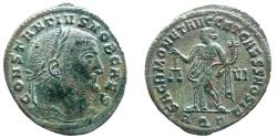 Ancient Coins - Constantius I - AE Follis - SACR  MONET AVGG ET CAESS NOSTR - Aquileia - RIC.36a
