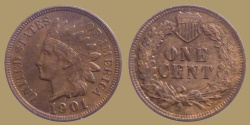 Us Coins - USA - indian head - 1 cent 1901