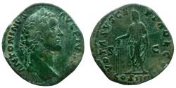 Ancient Coins - ANTONINUS PIUS - AE Sestertius - VOTA SVSCEPTA DEC III - RIC.794 s