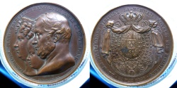 World Coins - ITALY - Regno delle Due Sicilie - Madal Visit of Paris mint 1830 - Francesco I di Borbone  - RR!