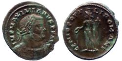 Ancient Coins - Maximianus - AE Follis - GENIO POPVLI ROMANI - London - RIC.25  - large