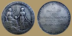World Coins - FRANCE - AR Medal - Compagnie Universelle du Canal maritime de Suez - Lecompte 1