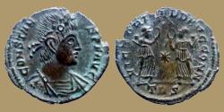 Ancient Coins - Constans - AE Reduced follis - VICTORIAE DD AVGG Q NN - Trier mint - RIC.188